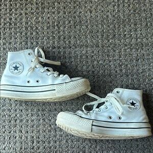 Converse Kids High-Top Sneakers - Classic White